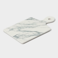 Блюдо фарфоровое для подачи Magistro Real Marble, 25&times;14 см