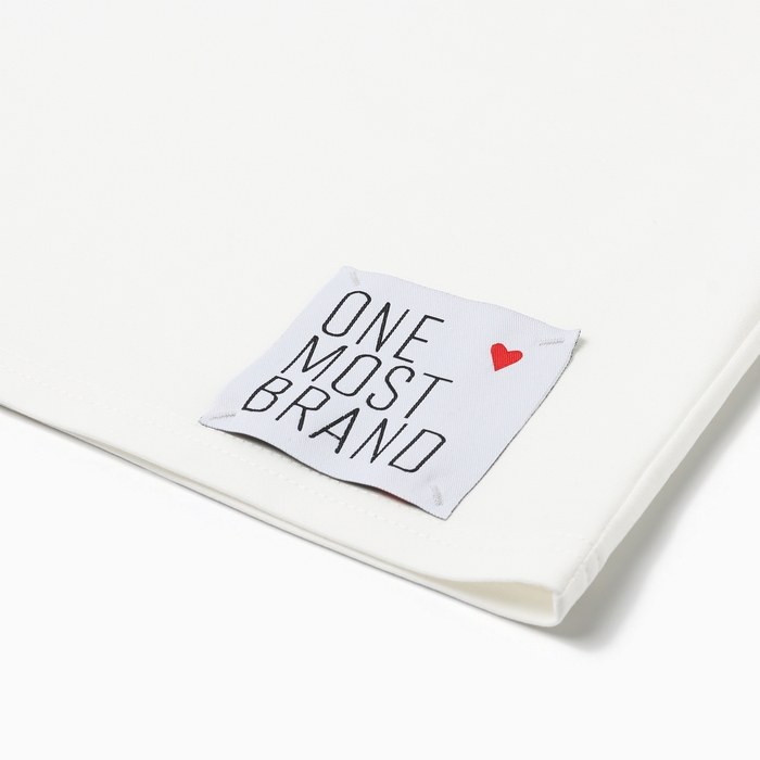 Футболка женская oversize MINAKU: One Most Brand цвет экрю, размер 46