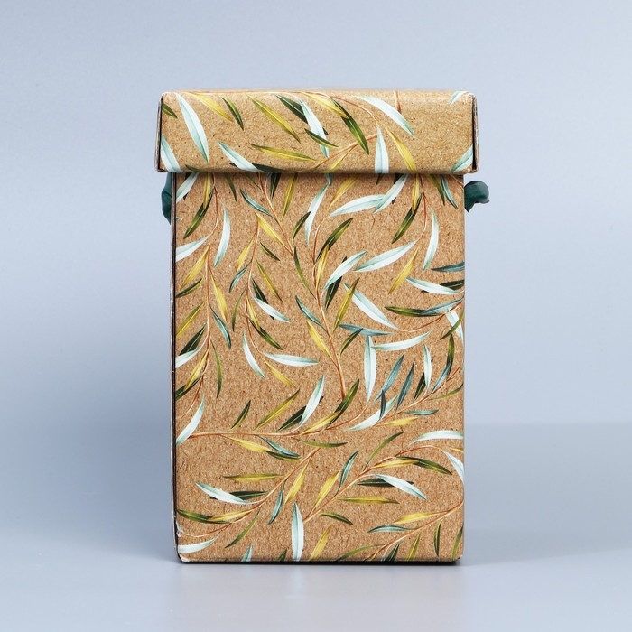 Коробка складная &laquo;Веточки&raquo;, 10 х 18 см