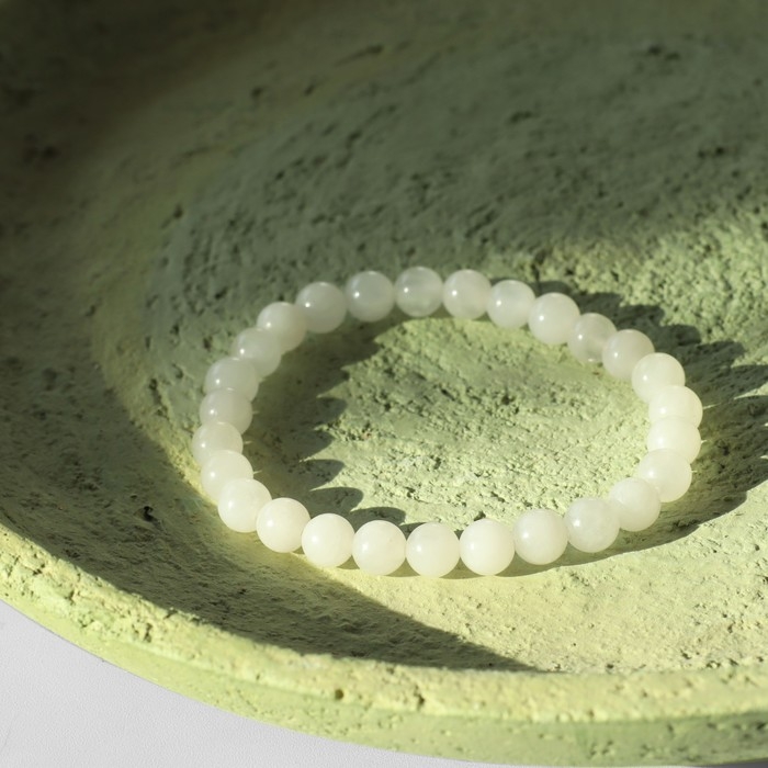 Браслет шар №6 &laquo;Кварц белый&raquo;