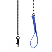 Поводок металлический, 120 см х 1,6 мм, черный Поводок металлический, 120 см х 1,6 мм, черный