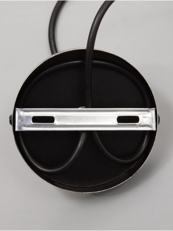 Светильник William 1х40Вт Е27 пр-1м черный/серебро 40х40х35см