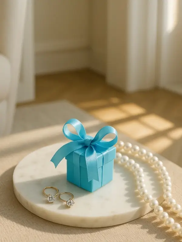 Коробочка подарочная складная &laquo;Презент&raquo; 6&times;6&times;6, голубой