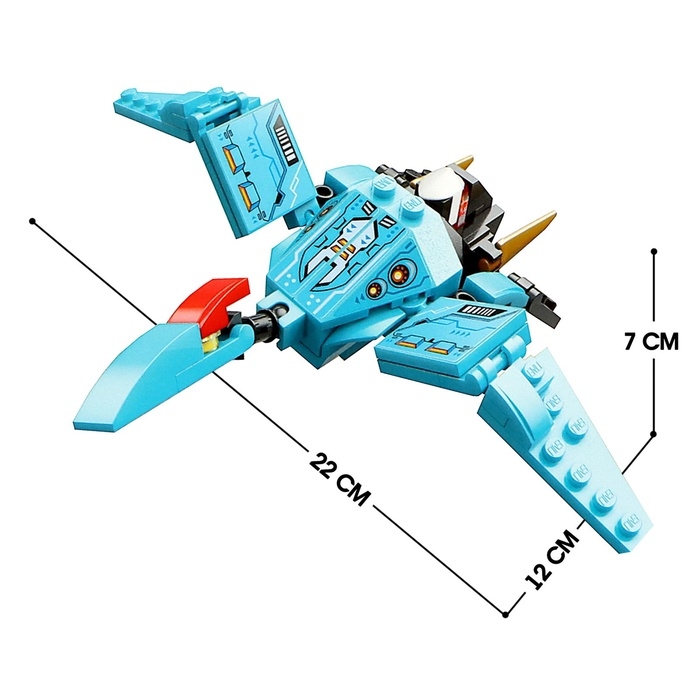 Конструктор Динобот Конструктор Динобот "Вождь Тиранозавр", 77 деталей