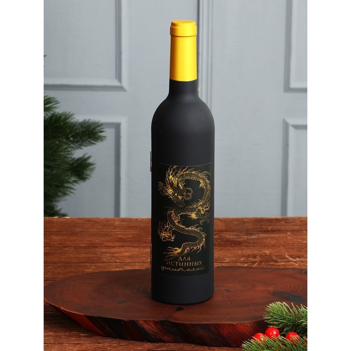 Подарочный набор на Новый Год для вина &laquo;Новогодняя коллекция: Для истинных ценителей&raquo;, 32,5 х 7 см