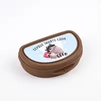 Бутербродница &laquo;Сердце занято едой&raquo;, 14&times;10&times;4 см