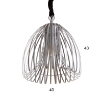 Светильник потолочный "Лиф" серебро 1х40Вт, Е27, 44х44х52 см Светильник потолочный "Лиф" серебро 1х40Вт, Е27, 44х44х52 см