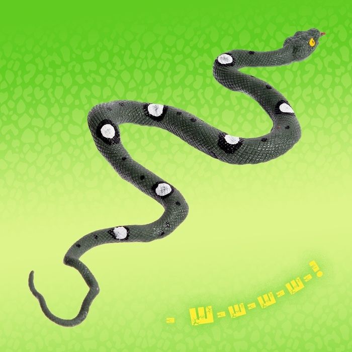 Фигурка животного тянущаяся «Змея». МИКС Фигурка животного тянущаяся «Змея». МИКС