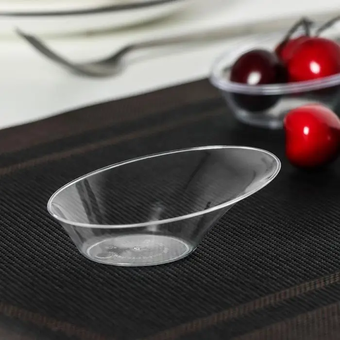 Форма пластиковая одноразовая для фуршетов &laquo;Содо&raquo;, 50 мл, 9,5 см, цвет прозрачный