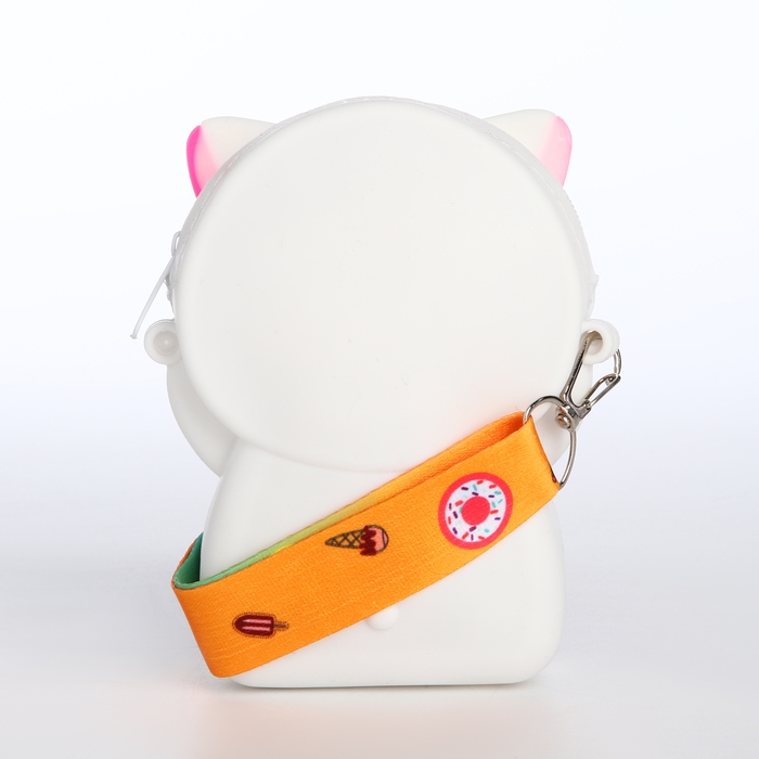 Сумка детская для девочки на молнии &laquo;Выбражулька&raquo;, pop it, цвет белый