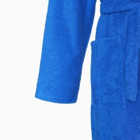 Халат махровый Экономь и Я мужской, размер 52-54, цвет синий, 100% хлопок с AIRO, 320 г/м2 Халат махровый Экономь и Я мужской, размер 52-54, цвет синий, 100% хлопок с AIRO, 320 г/м2