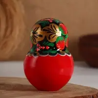 Матрешка дерево &laquo;Яркая хохлома&raquo;, 10 кукольная