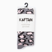 Колготки детские KAFTAN "Леопард" 104-110 см, серый Колготки детские KAFTAN "Леопард" 104-110 см, серый