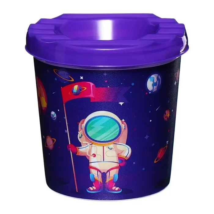 Стакан - непроливайка для рисования Calligrata &laquo;Космобой&raquo;, 210 мл, с рисунком