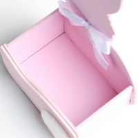 Кашпо деревянное "Зайка" 13х7,5х22 см розовый Кашпо деревянное "Зайка" 13х7,5х22 см розовый