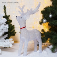 Светодиодная фигура &laquo;Олень гордый&raquo; 53 &times; 80 &times; 40 см, акрил, 96 LED, 8 режимов, 24 В, свечение белое