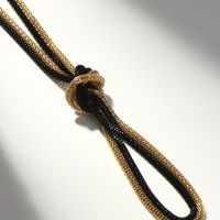 Бусы 2 нити &laquo;Трансформер&raquo; (несколько способов носки), цвет чёрно-золотой, 118 см