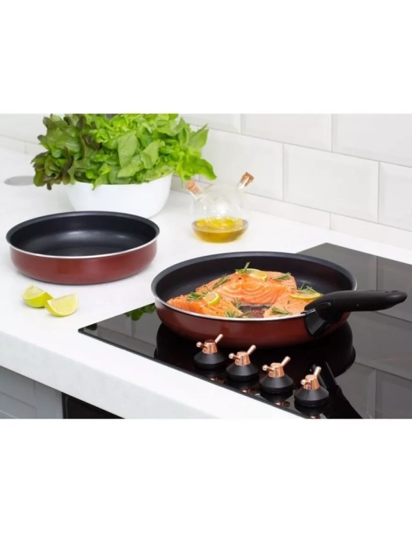 Набор посуды Ingenio Red 5 04175810, со съемной ручкой