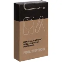 Универсальный магнитный аккумулятор Feel Motion, 5000 мАч, белый