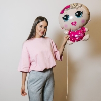 Воздушный шар фольгированный 24" &laquo;Малышка&raquo;, без подложки
