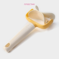 Ролик для вырезания кругов из теста Доляна &laquo;Ваниль&raquo;, d=7 см, 17,5 см