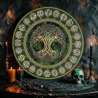Спиритическая доска "Древо жизни", d=27см Спиритическая доска "Древо жизни", d=27см