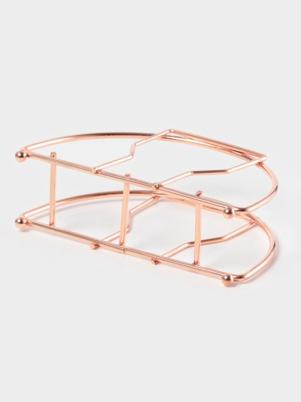 Салфетница Доляна &laquo;Куб&raquo;, розовое золото