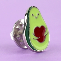 Значок металлический &laquo;Авокадо&raquo; 1,6 х 2,2см