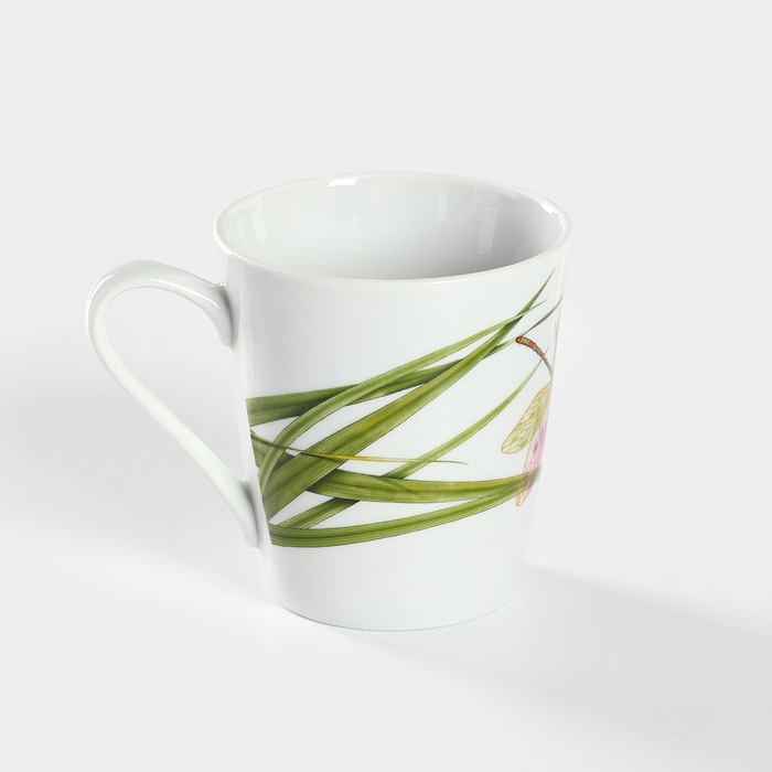 Кружка фарфоровая &laquo;Стрекоза&raquo;, 300 мл