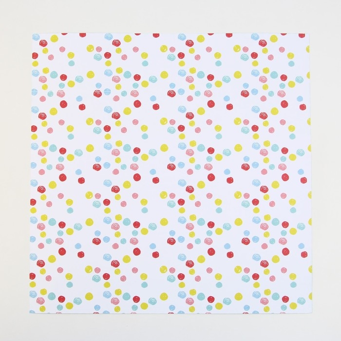 Набор бумаги для скрапбукинга &laquo;Яркая геометрия&raquo;, 12 листов, 30.5 х 30.5 см, 180 г/м&sup2;