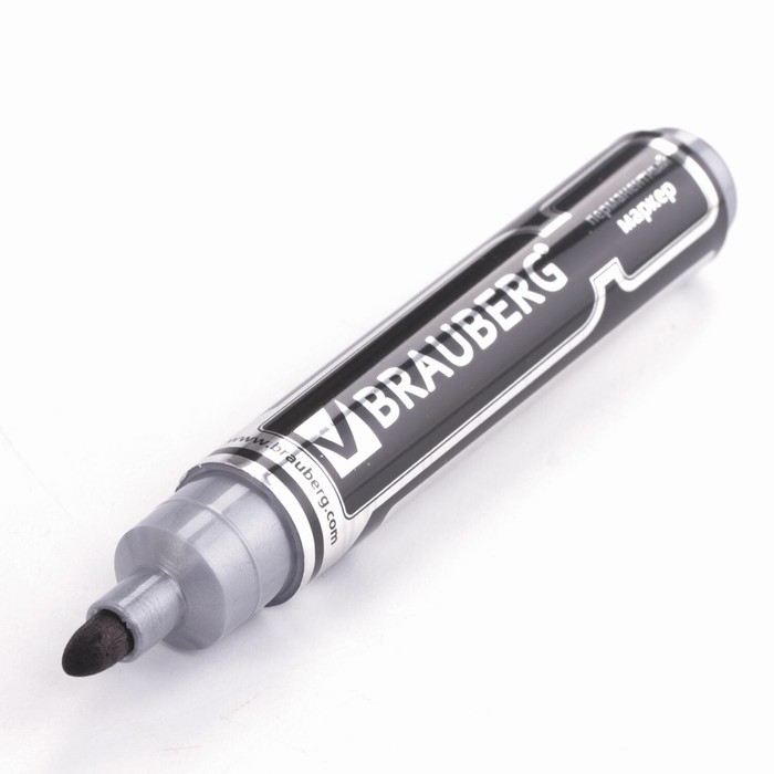 Маркер перманентный 5.0 мм BRAUBERG Neo, чёрный