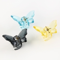 Краб для волос 3 шт. бабочки «Нежность» 4.5 х 3 х 3 см Краб для волос 3 шт. бабочки «Нежность» 4.5 х 3 х 3 см