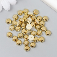 Декор для творчества пластик "Шипы. Многогранник" набор 40 шт 0,8х0,8х0,4 см