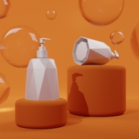 Дозатор для мыла &laquo;Призма&raquo;, 330 мл, цвет белый