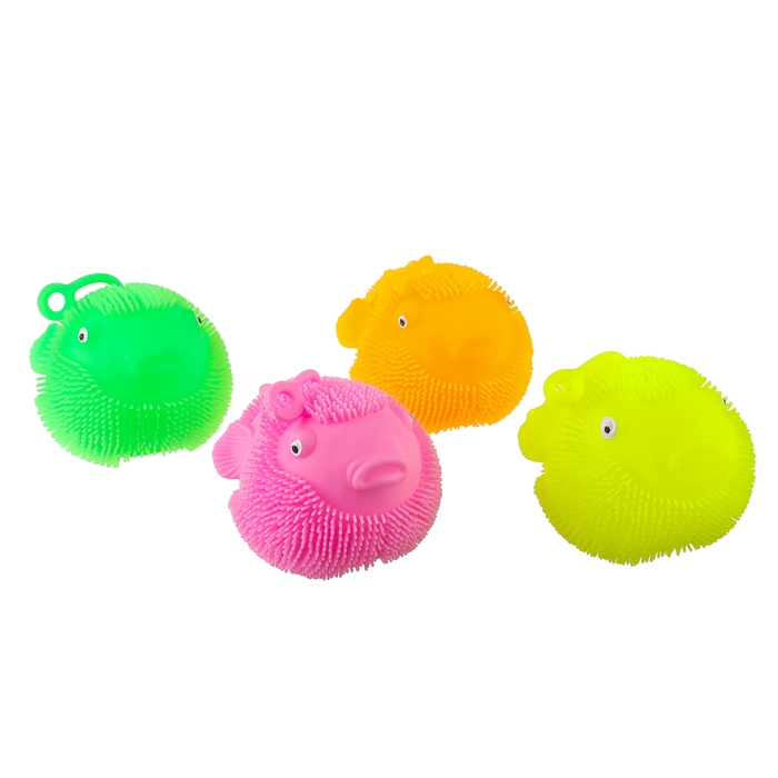 Ёжка &laquo;Рыбка&raquo; световой, цвета МИКС