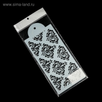 Трафарет кондитерский для нанесения айсинга «Барокко», 23×10 см Трафарет кондитерский для нанесения айсинга «Барокко», 23×10 см