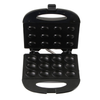 Электровафельница Luazon LT-08, 750 Вт, орешки, антипригарное покрытие, черная Электровафельница Luazon LT-08, 750 Вт, орешки, антипригарное покрытие, черная