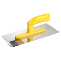 Гладилка ТУНДРА, нержавеющая сталь, пластиковая рукоятка, зуб 6 х 6 мм, 125 х 280 мм Гладилка ТУНДРА, нержавеющая сталь, пластиковая рукоятка, зуб 6 х 6 мм, 125 х 280 мм