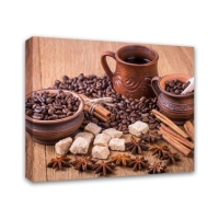 Картина на подрамнике "Кофе с пряностями" 40*50 см Картина на подрамнике "Кофе с пряностями" 40*50 см