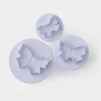 Набор плунжеров кондитерских Доляна &laquo;Бабочка&raquo;, 3 шт, d=4/5/6 см