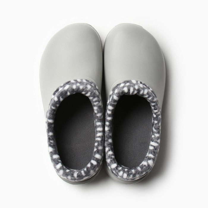 Галоши женские утепленные Галоши женские утепленные "Коро с отворотом" цвет дымчато-серый/росинка, размер 38