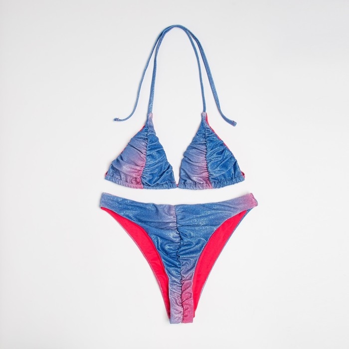 Купальник женский раздельный MINAKU цвет розовый/синий, размер 44 Купальник женский раздельный MINAKU цвет розовый/синий, размер 44