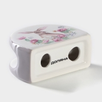 Салфетница Доляна &laquo;Зайка&raquo;,9,5&times;7&times;4,3 см