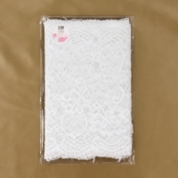 Кружевная эластичная ткань, 220 мм &times; 2,7 &plusmn; 0,5 м, цвет белый