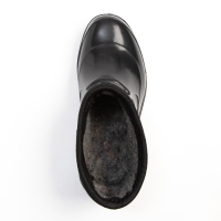 Галоши садовые с утеплителем , размер 36, чёрный, ПВХ