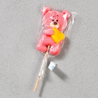 Леденец ручной работы &laquo;Мишка с сердцем&raquo; 30 г, микс