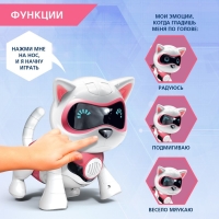 Робот кот «Джесси» IQ BOT, интерактивный: сенсорный, свет, звук, музыкальный, танцующий, на аккумуляторе, на русском языке, розовый Робот кот «Джесси» IQ BOT, интерактивный: сенсорный, свет, звук, музыкальный, танцующий, на аккумуляторе, на русском языке, розовый