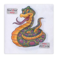 Новогодние салфетки бумажные New Line Fresco &laquo;Весёлая змея&raquo; 2 слоя, 33х33 см, 20 шт