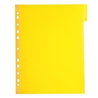 Набор разделителей листов А4+ Office-2000, алфавитные А-Я, 20 листов, цветные, пластик 140 мкм