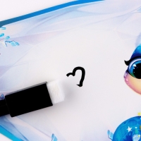 Магнитная доска с полем для записи и фломастером &laquo;Алмаз&raquo;, на Новый Год, 16,1 х 11,4 см